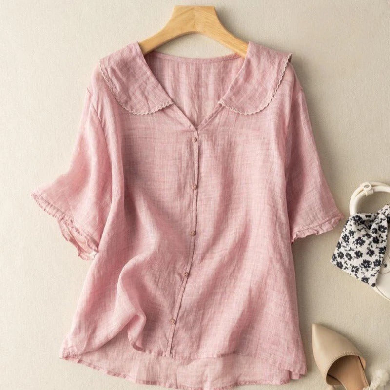 Kristi™ | Vintage Bluzica s Detaljima Dugmadi