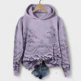 Grace – Vintage Hoodie s cvjetnim uzorkom