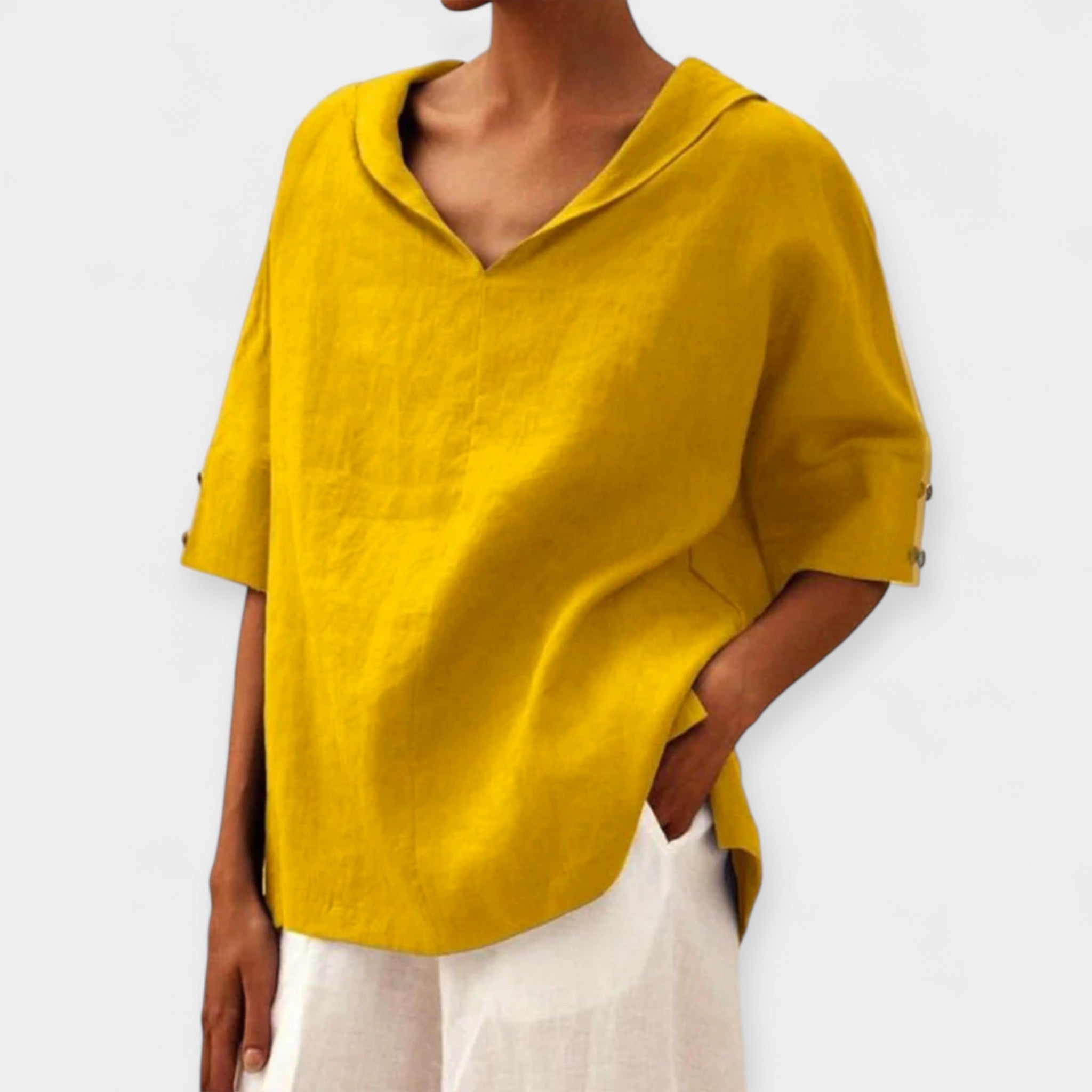 Udobna Lanena Bluza