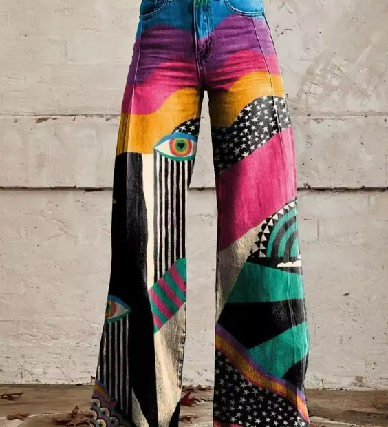 Talia - Široke Hlače Boho Chic
