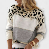 Cheyenne - Udoban pulover s leopard uzorkom