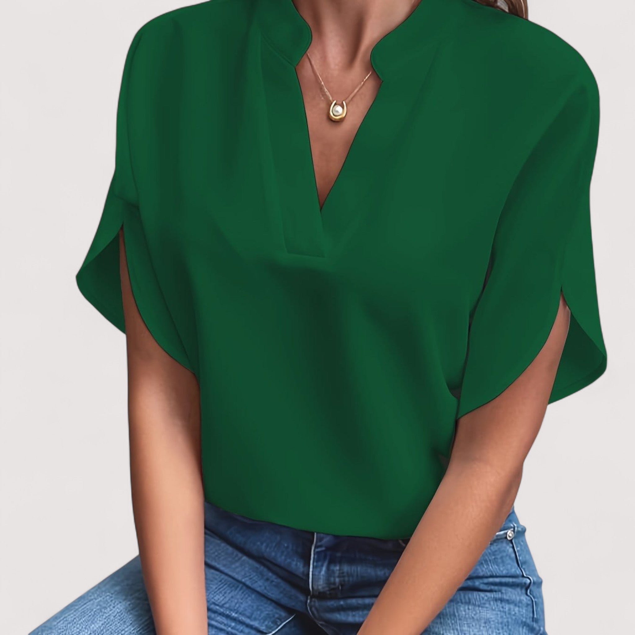Rosmarie™ | Drapirana bluza