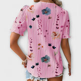 Lila - Bluza s V izrezom
