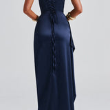 Larisa – Elegantna Maxi Haljina s Prorezom