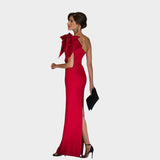 Valentina – Duga crvena elegantna haljina