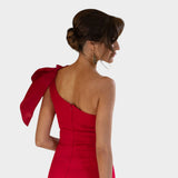 Valentina – Duga crvena elegantna haljina