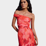 Valeria – Elegantna off-shoulder haljina